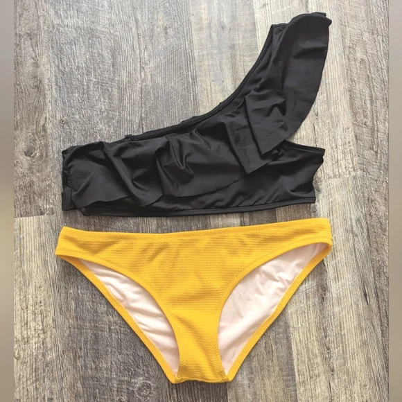 Kona Sol Waffle Print Swimsuit - Picture 4 of 10